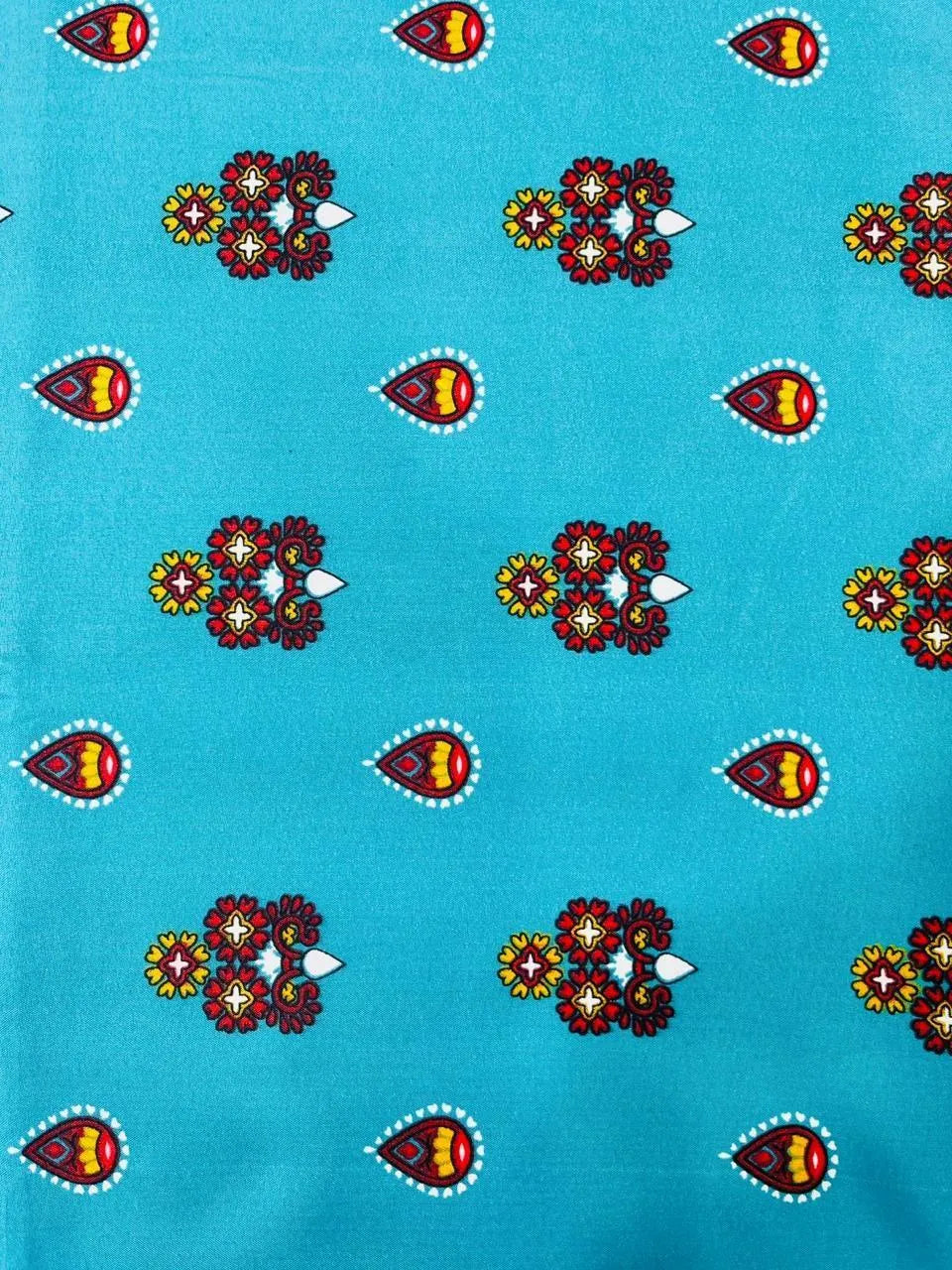 2 Pcs Women's Unstitched Printed Suit