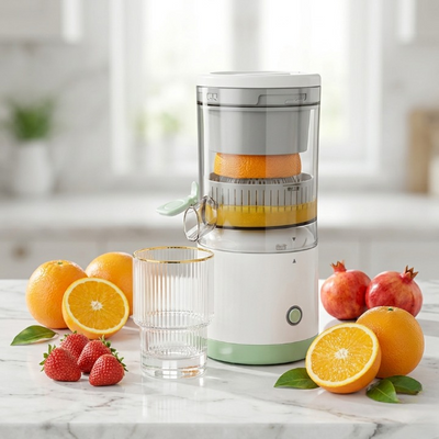 Portable USB Rechargeable Citrus Juicer – Automatic Wireless Orange Juicer Extractor