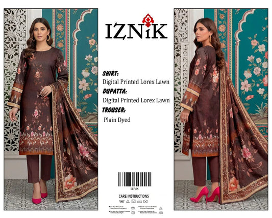 Digital Print Lawn 3Pcs Women Suit