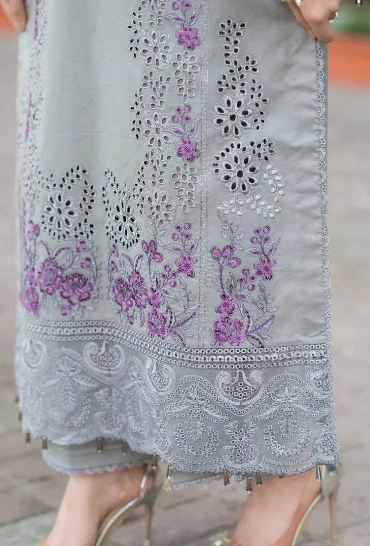 3 Pcs Women's Unstitched Embroidered Suit