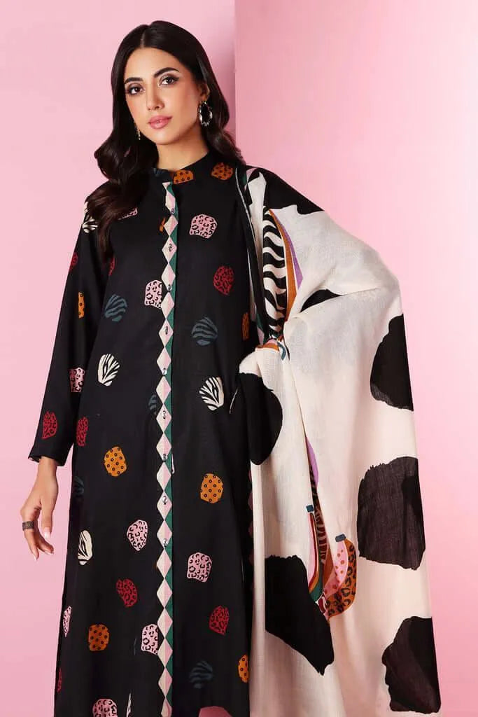 MOST HIT ARTICLES 3 Pcs Women's Unstitched Embroidered Suit