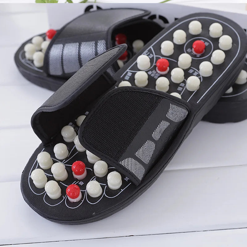 Sugar patients Acupressure Slippers Foot Therapy Massage Slippers Acupuncture Points Non-Slip Reflexology Sandals - 38